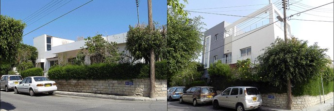 Reconstruction with full planning and building permission by adding two additional floors in a private house in Limassol, Cyprus.
