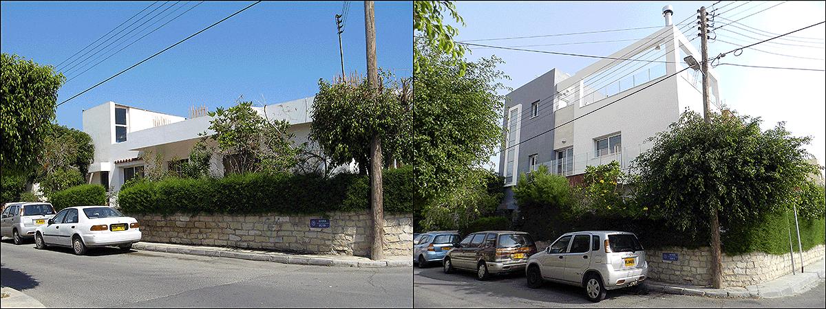 Reconstruction with full planning and building permission by adding two additional floors in a private house in Limassol, Cyprus.