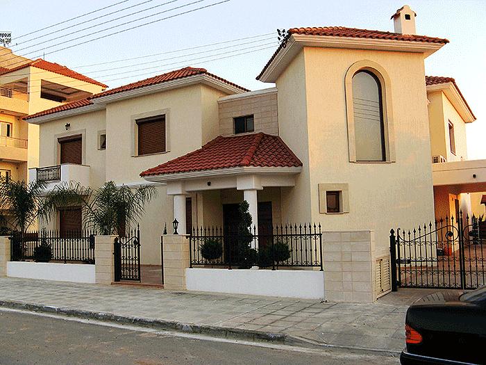 Classic style in a private house in Limassol, Cyprus.